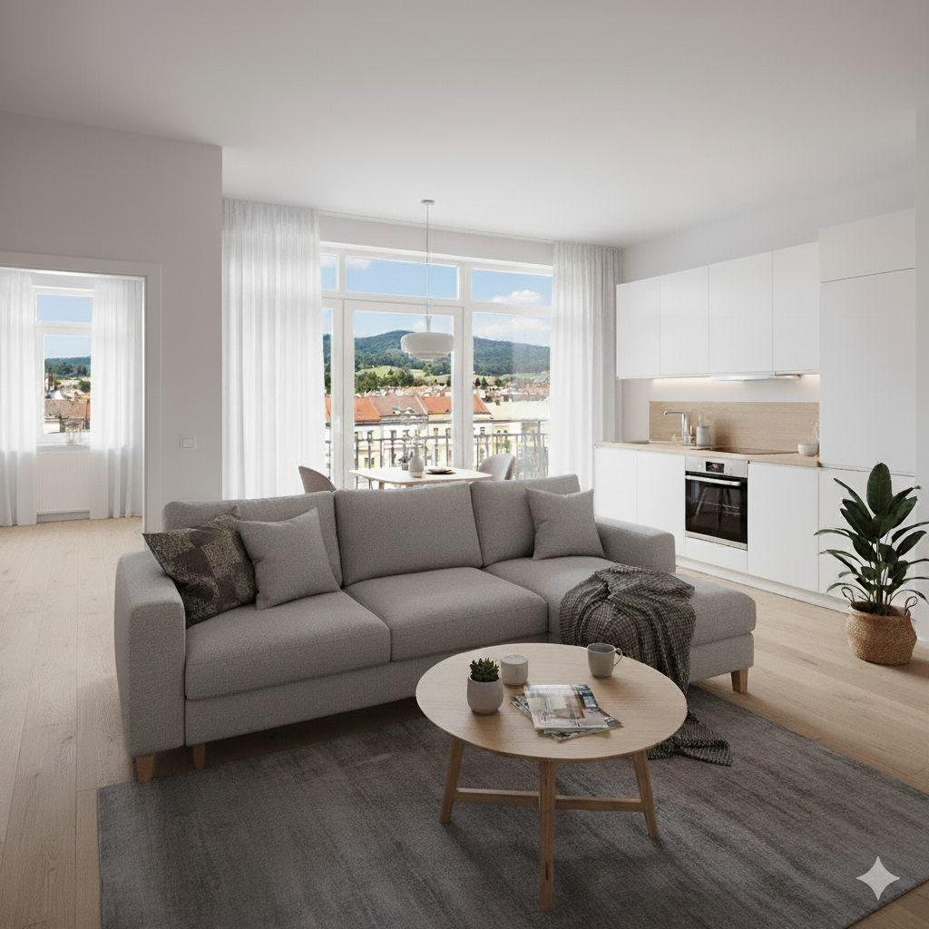 Pronájem bytu 2+kk 60 m² Police nad Metují