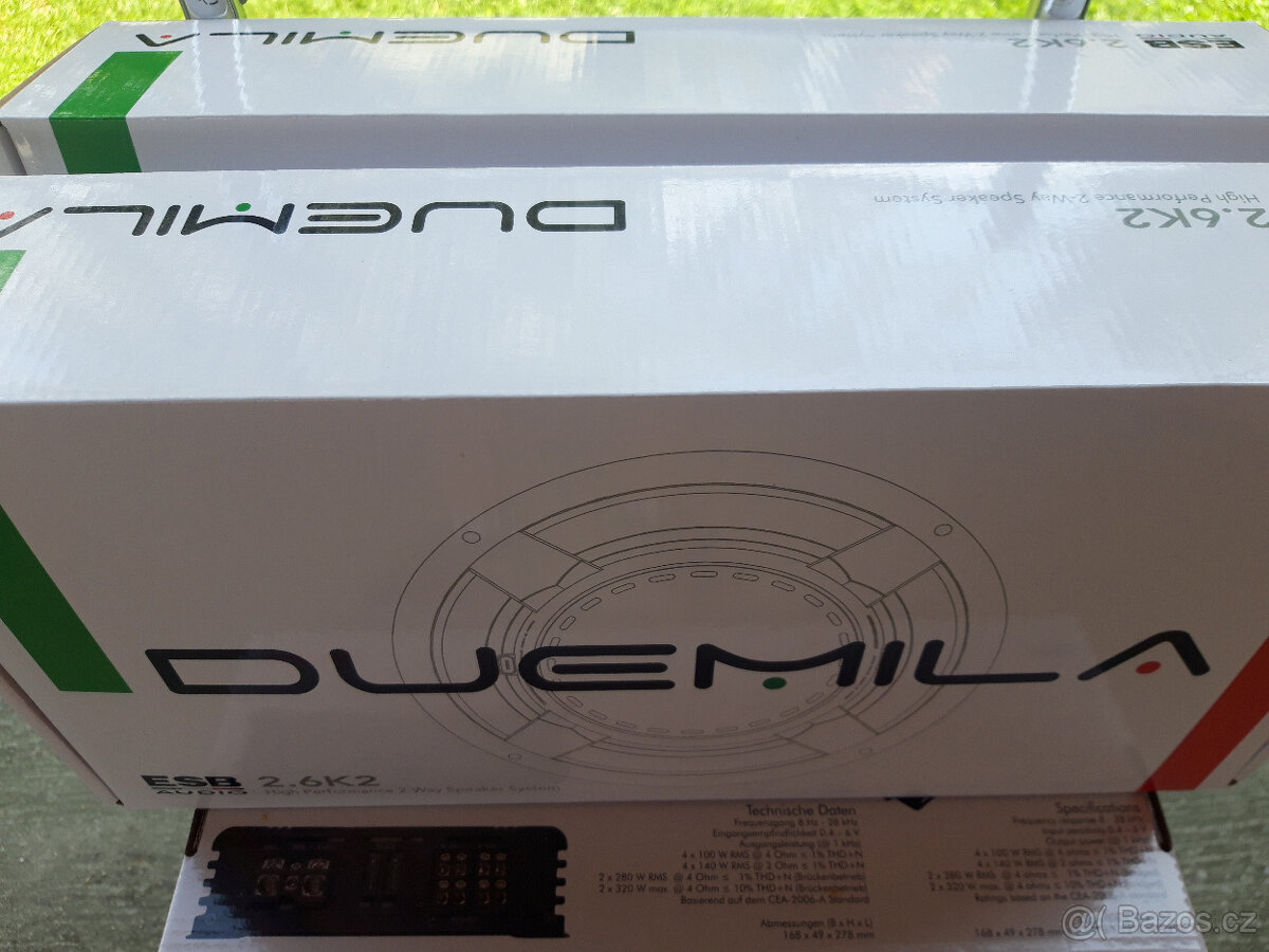 4x120W RMS 2 SADY KOMPO REPRO + 4x 100W RMS PRÉMIOVÝ ZOSÍK