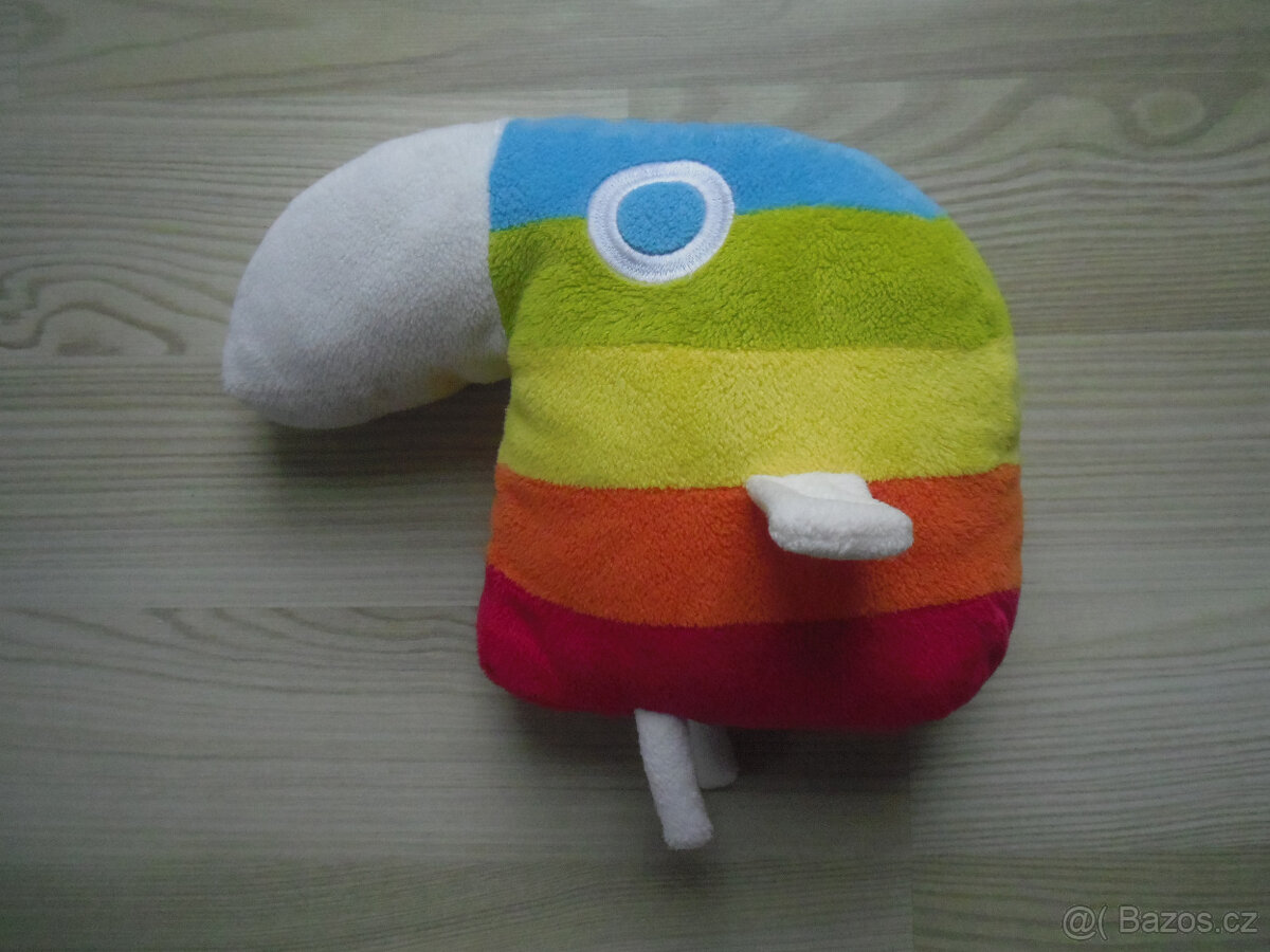 Plyšák déčko duháček polšťář