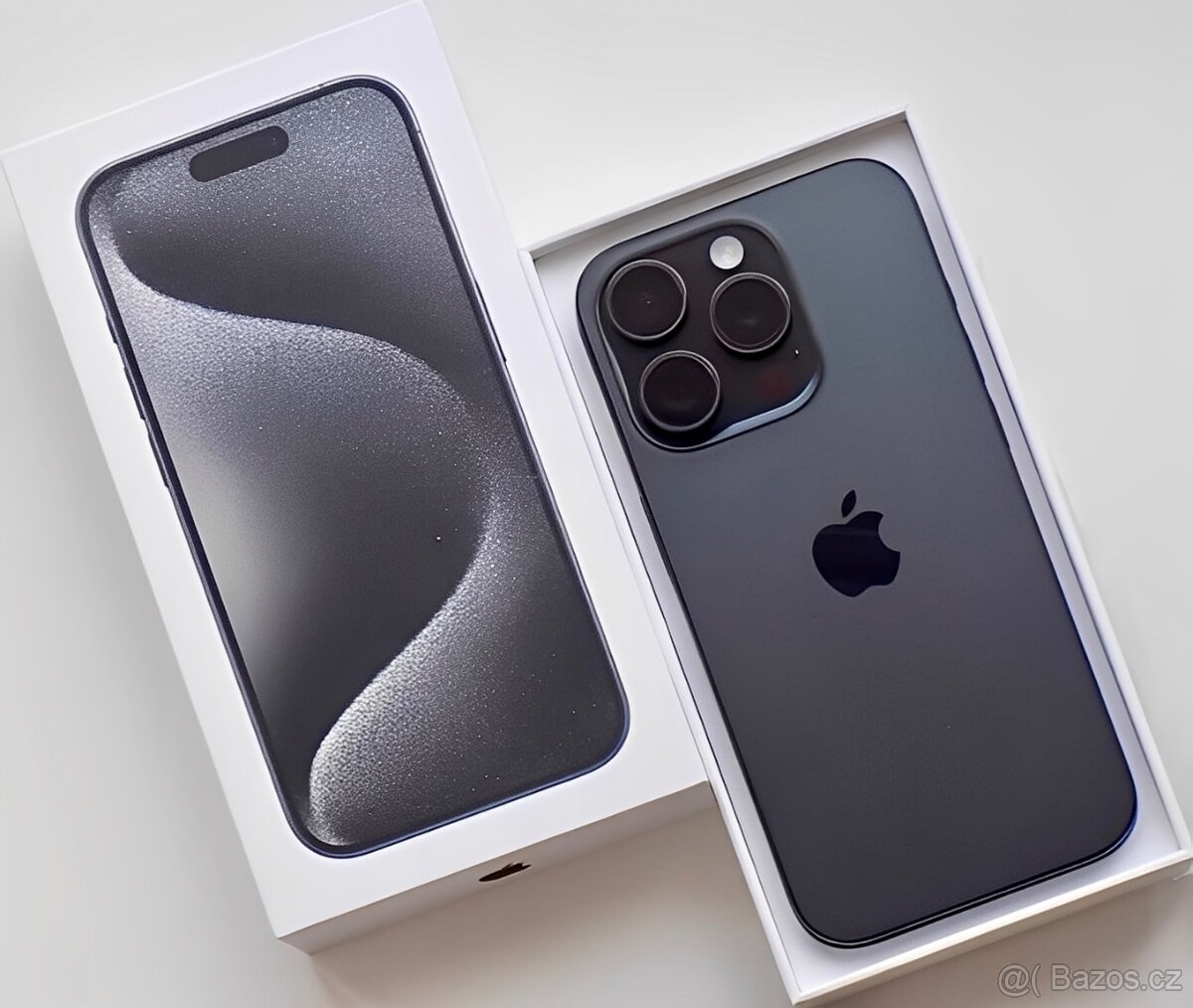 iPhone 15 Pro Black Titanium BATERIE 100% TOP