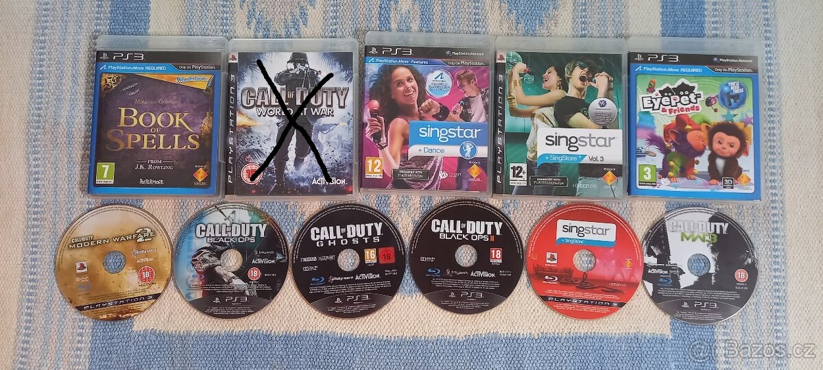 Prodám hry na Playstation 3 150Kč/kus