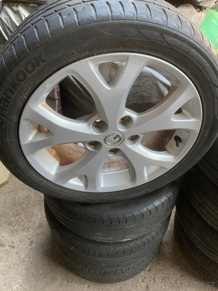 AL kola originál Mazda 205/50 r17 letní pneu.