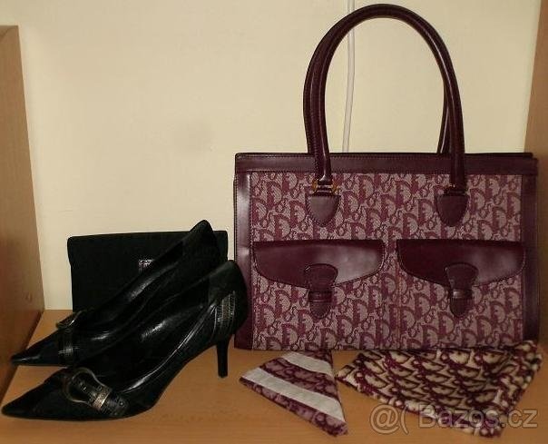 DIOR LUXUS KABELKA, ŠÁTEK, ŠPERKY ATD.