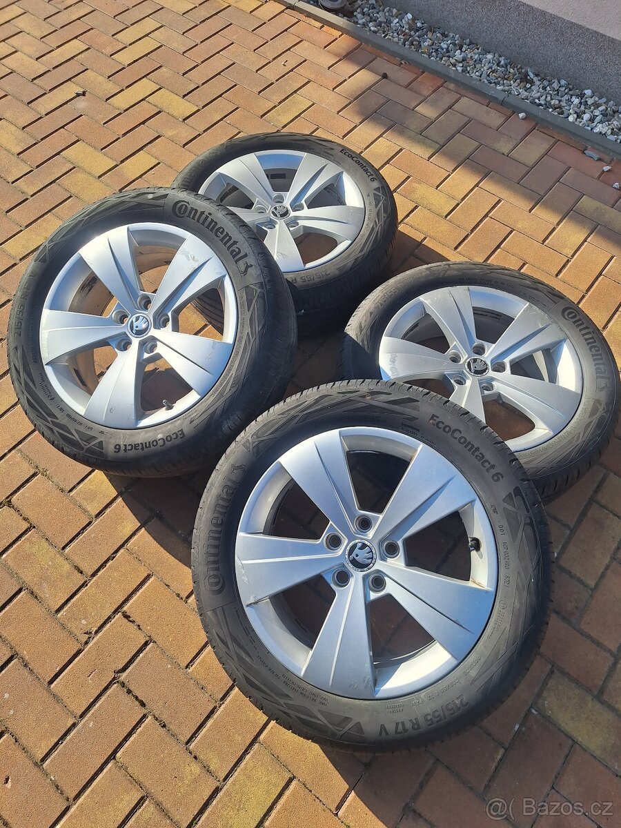 Alu kola Škoda Superb 3 r17