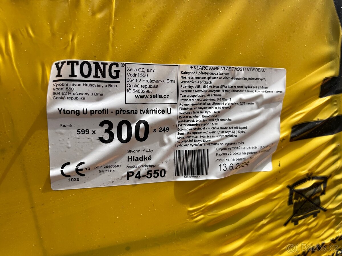 U profily YTONG 300