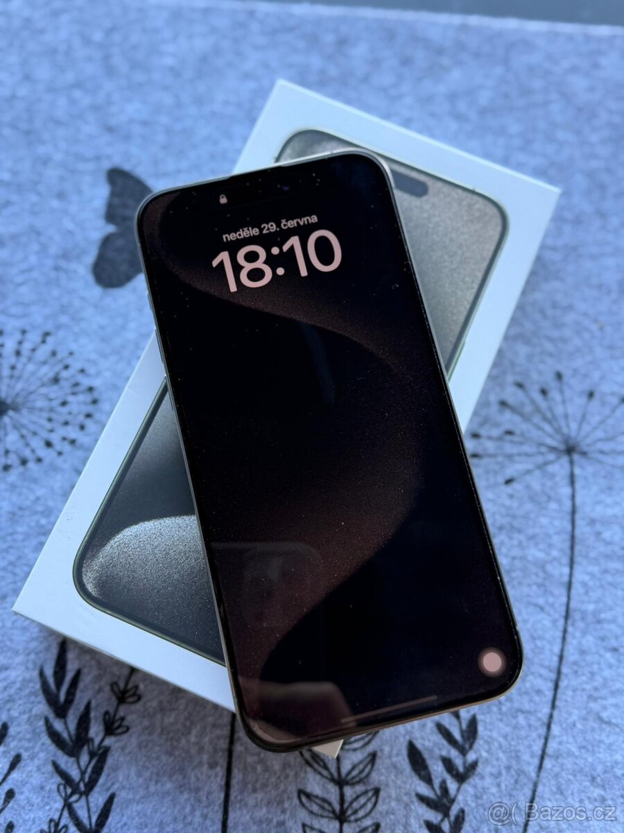 Apple iPhone 15 Pro Max, 256GB přírodní titan-záruka9/2026