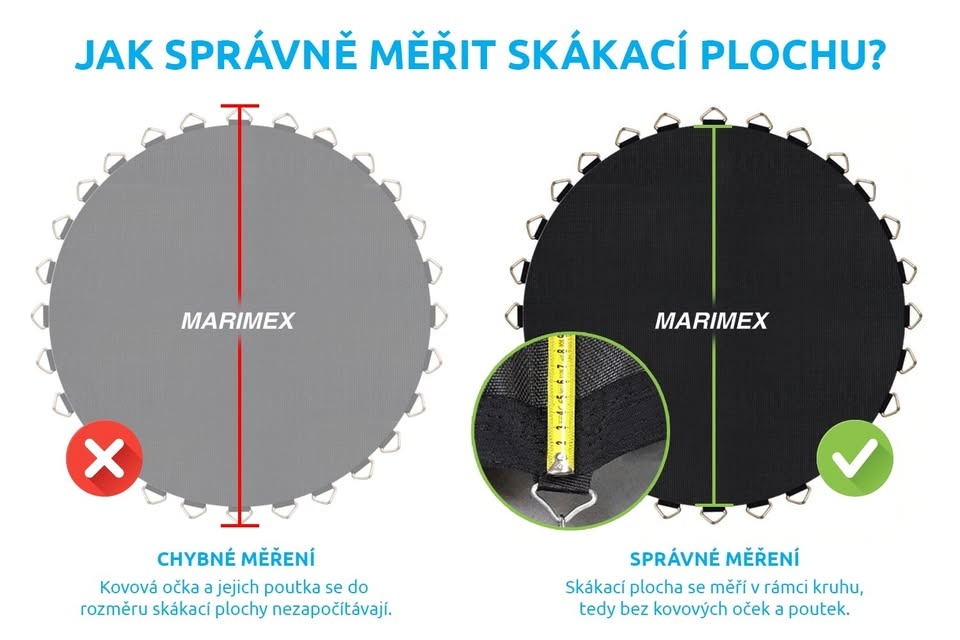 Skákací plocha trampolína Marimex 302