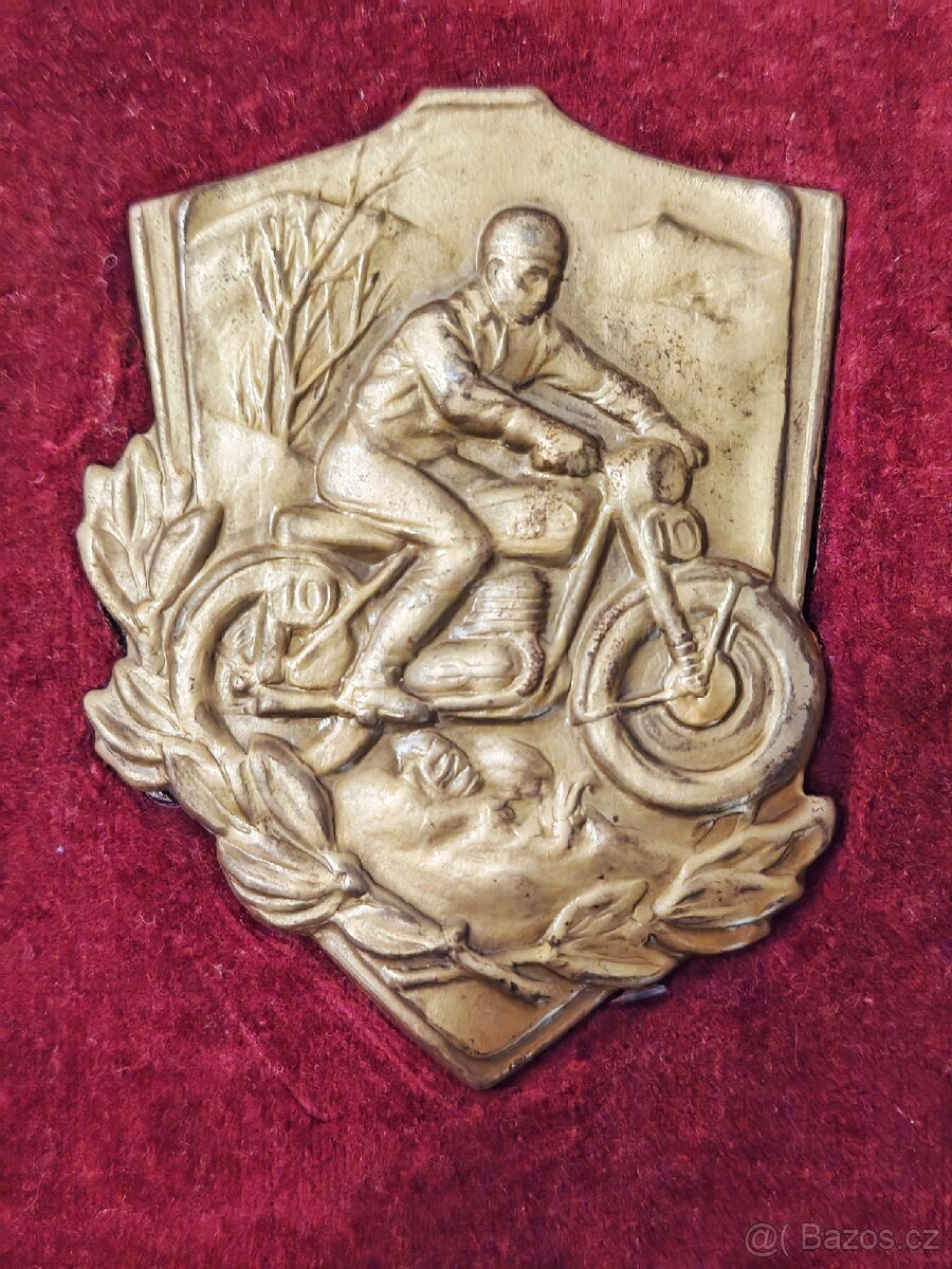 Plaketa Jawa závod