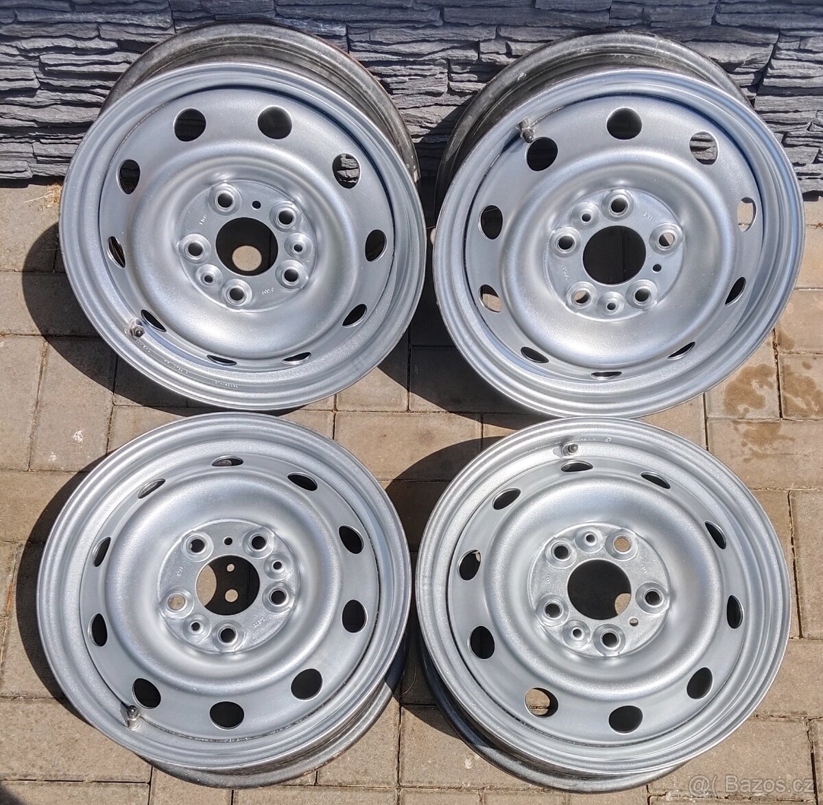 SADA PLECHOVÝCH DISKŮ DUCATO, BOXER, JUMPER 15"