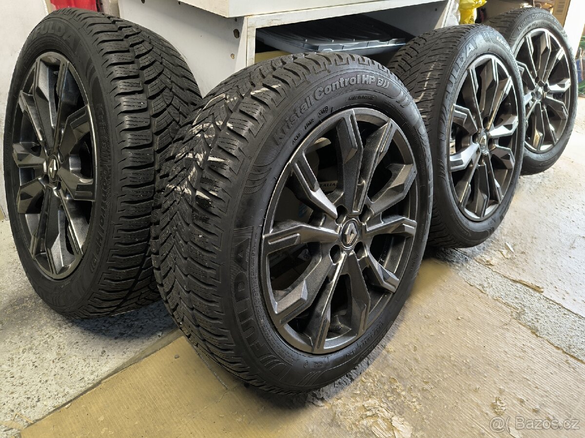 ALU kola Renault Megane 4x100 r16 Originál Brock,zim.pneu94%