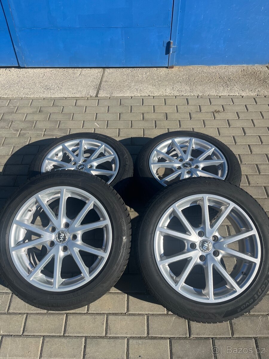 Alu kola se zimními pneu - 5x112 R17 8J ET45