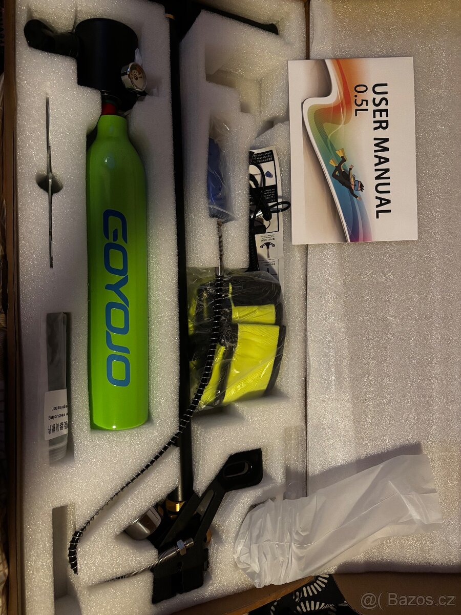 Potápěčské vybavení ( malé láhve )