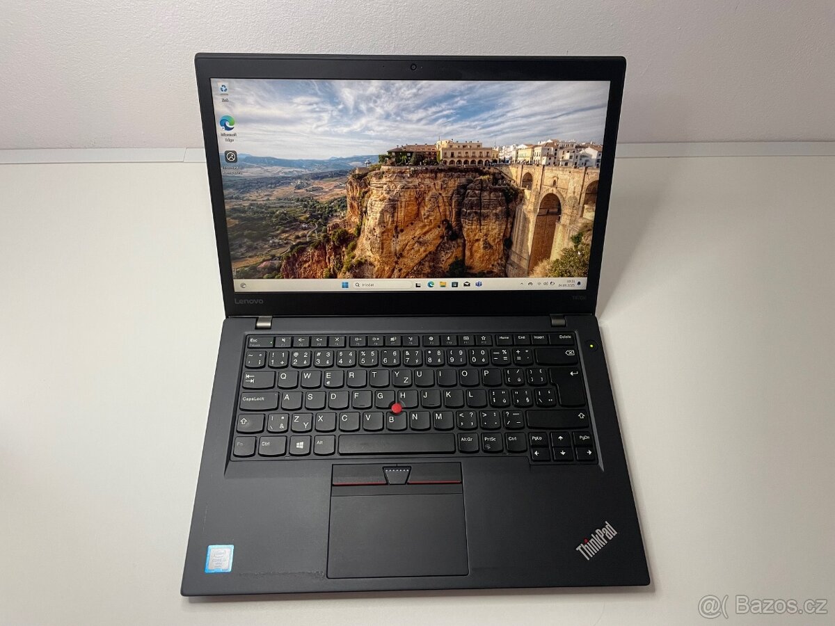 Lenovo ThinkPad T470S 12GB 256GB SSD-záruka,faktura /L21