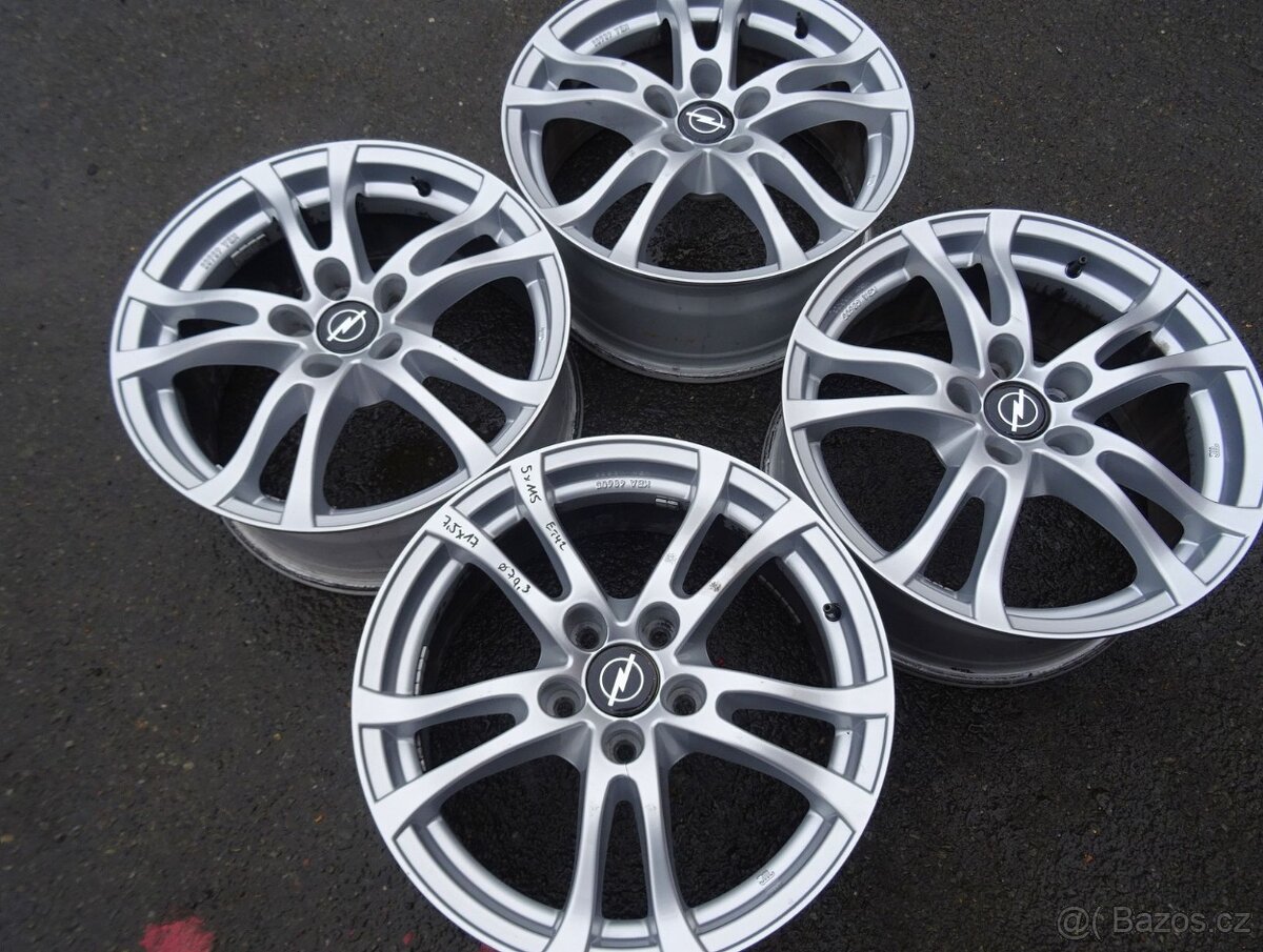 Alu disky na Opel, 17",  5x115, ET 42 ,šíře 7,5J