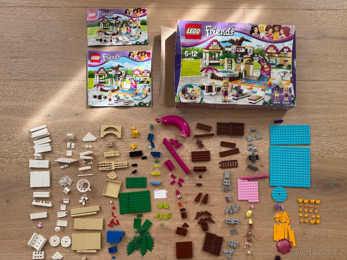 Lego 41008 - Lego Friends Bazén+návody+krabice