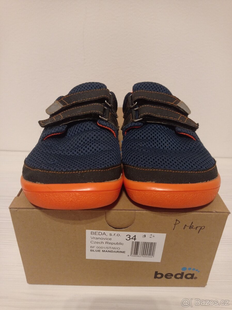 Dětské barefoot tenisky BEDA, vel. 34
