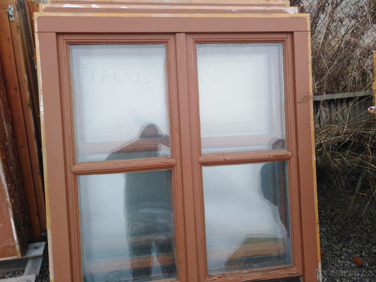 Okna 117 x 130 ctyri kusy