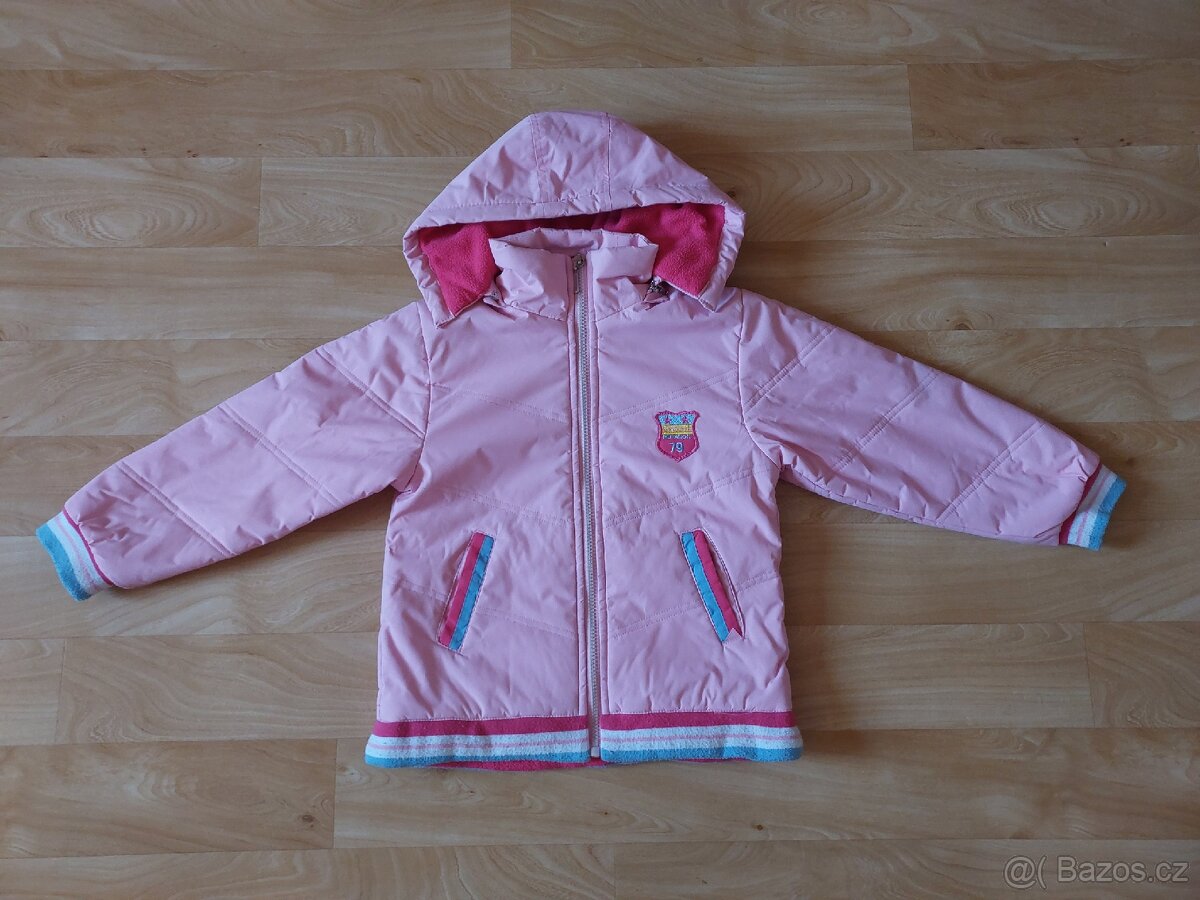 Dívčí zimní bunda - vel.110/116