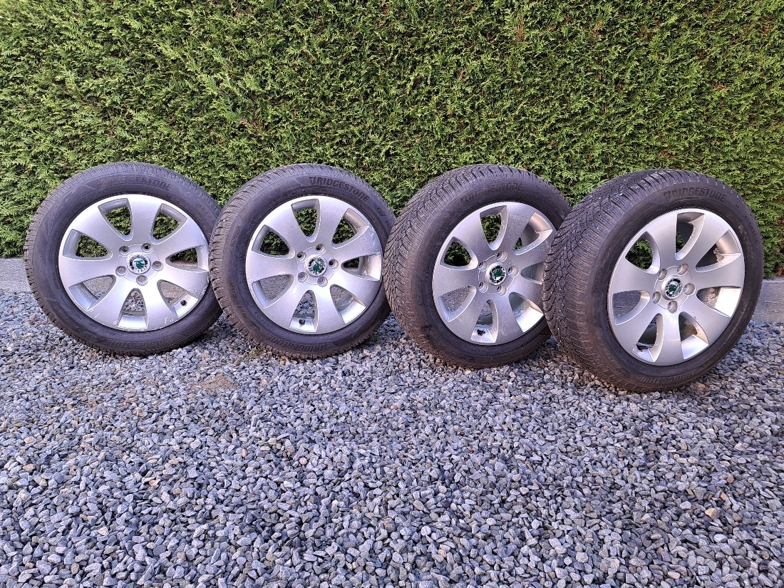 Zimní kola komplet ALU 5x112 R16 s pneu 205/55/16 - sada