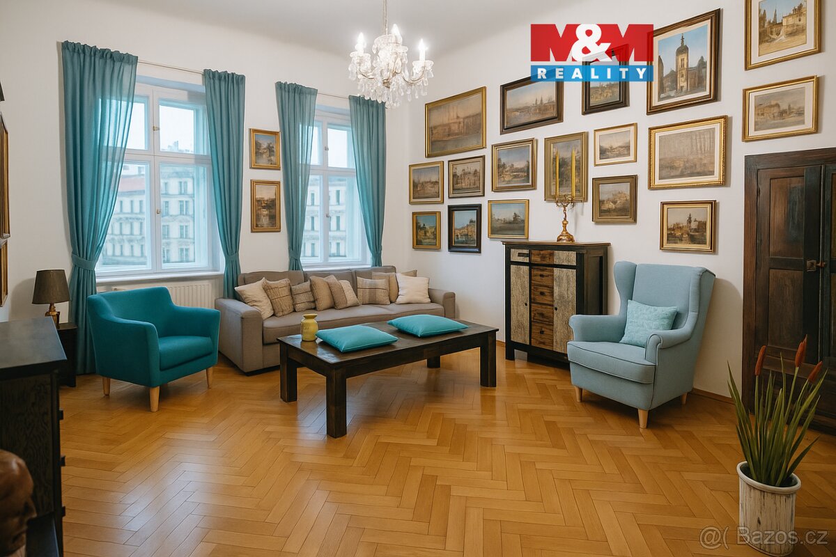 Prodej bytu 2+1, 81 m2, Praha 5, Janáčkovo nábřeží