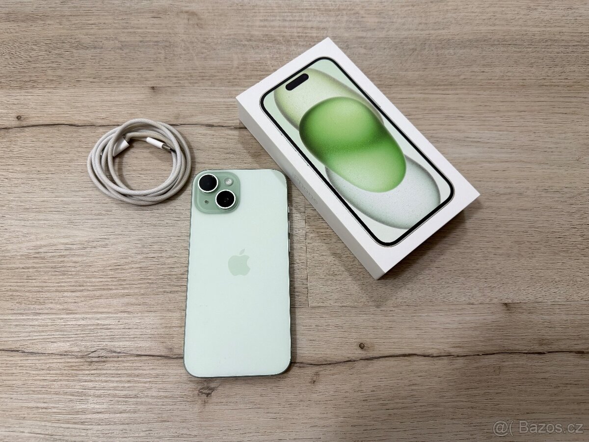 Prodám Apple IPhone 15 Green 128GB