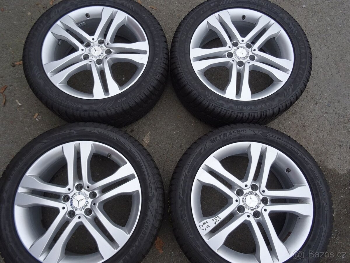 Alu disky origo Mercedes GLA, 18", 5x112,ET 46, zimní sada