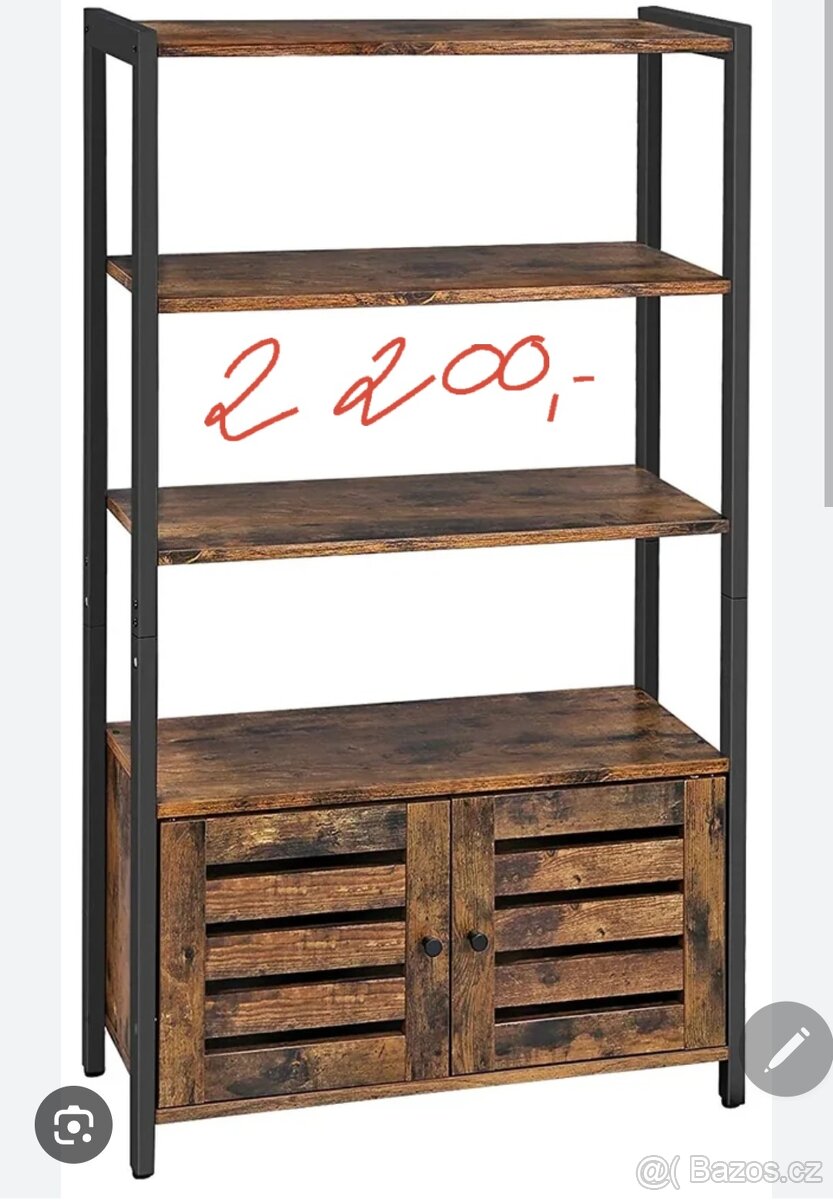 Knihovna se skříňkou