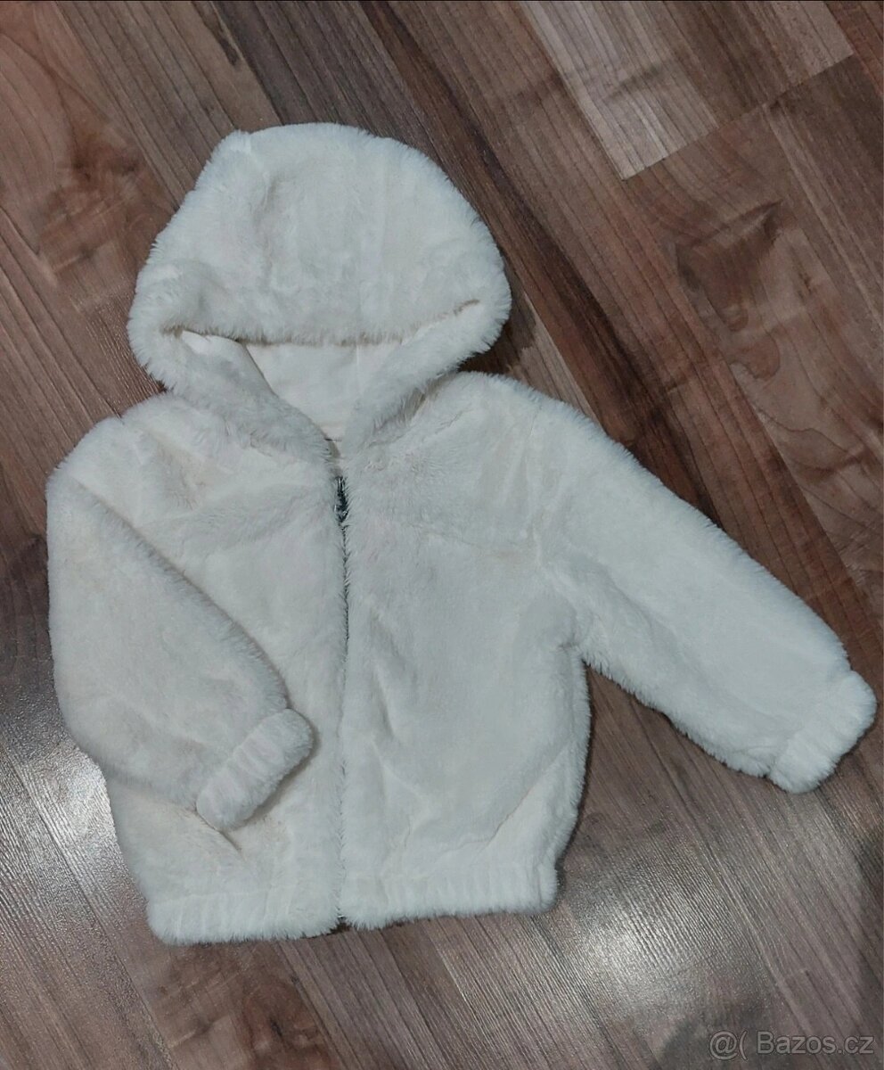 Huňatá mikina/kabátek vel.92