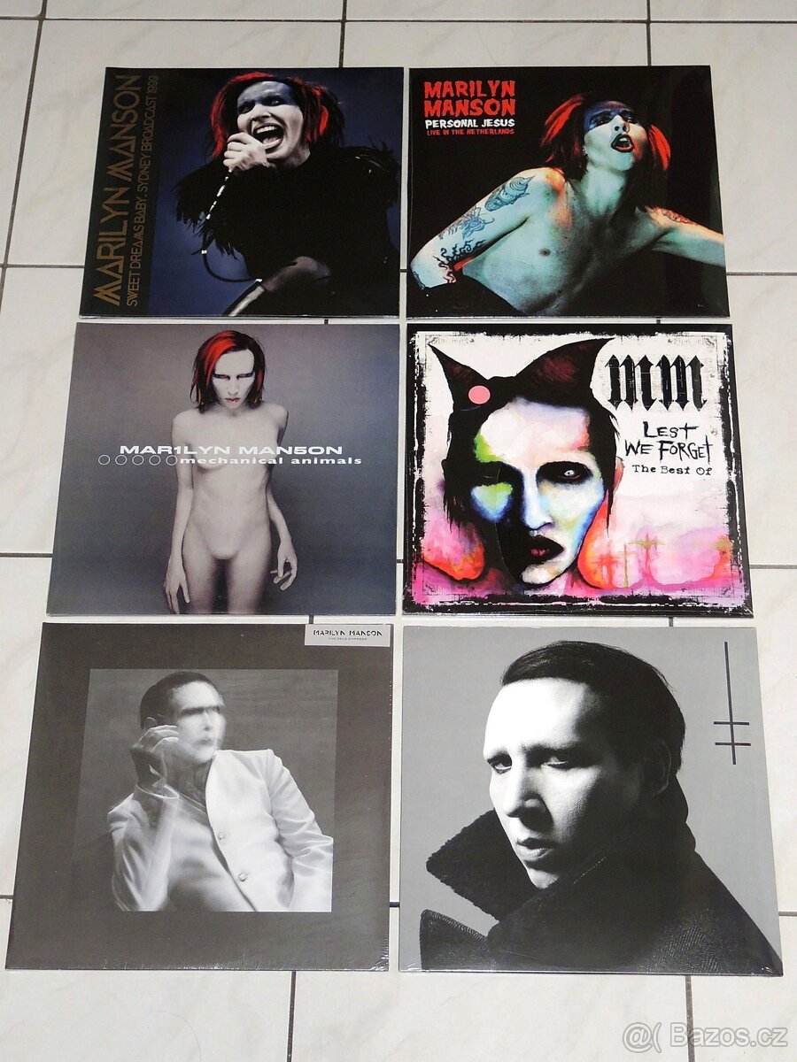 Prodám LP desky Marilyn Manson / VŠE NOVÉ, ORIGINÁL ZABALENÉ - Most ...