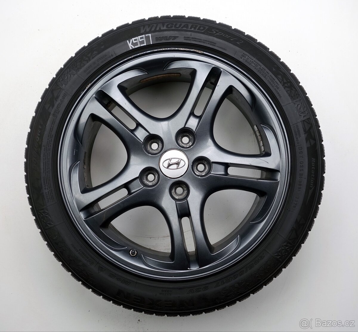 Hyundai Coupe - Originání 17" alu kola - Zimní pneu