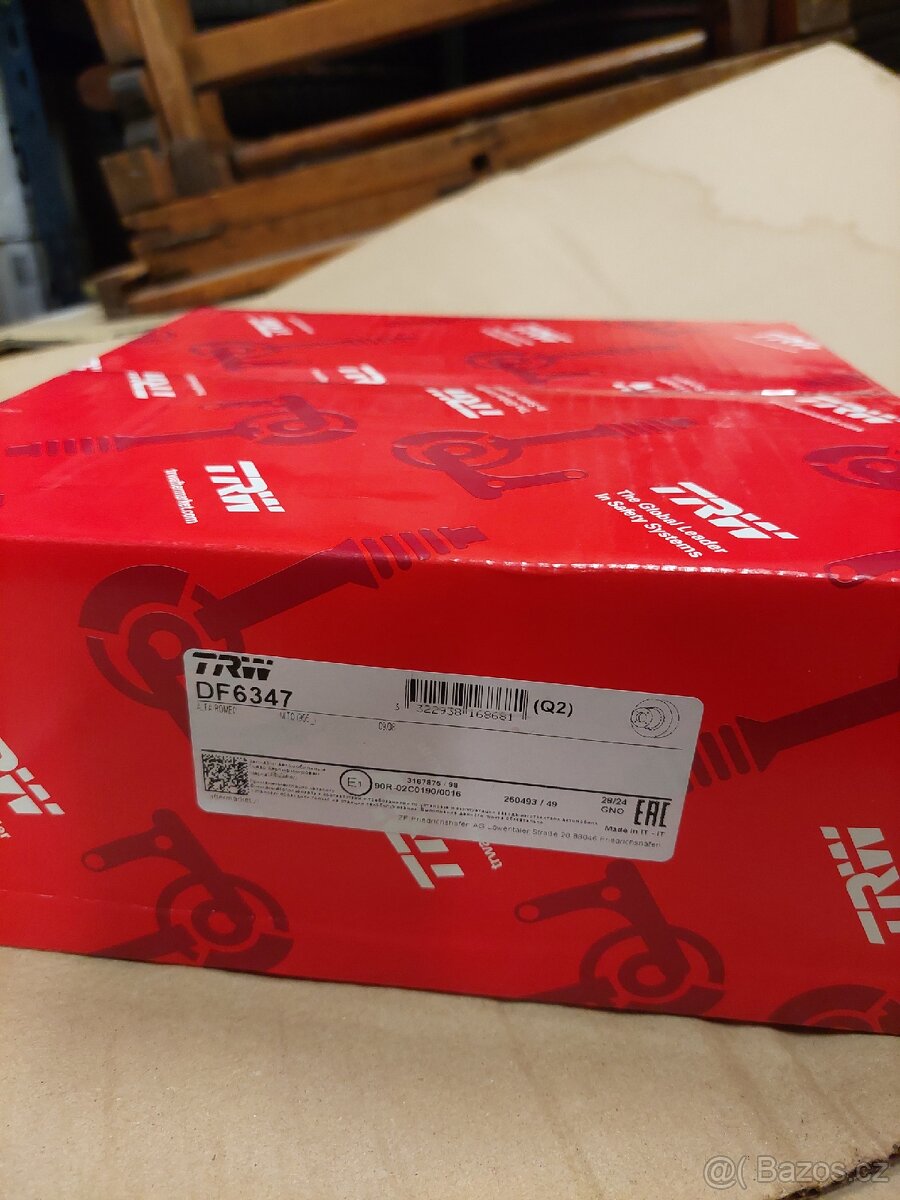 Zadní brzdové kotouče Alfa Romeo