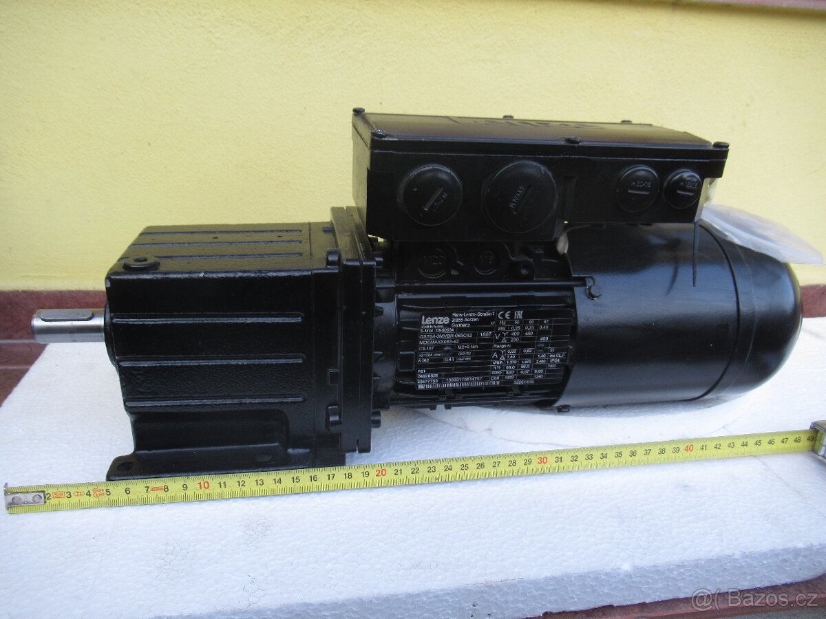LENZE-NOVÁ elektropřevodovka 400V.0,25kw-264ot.min.