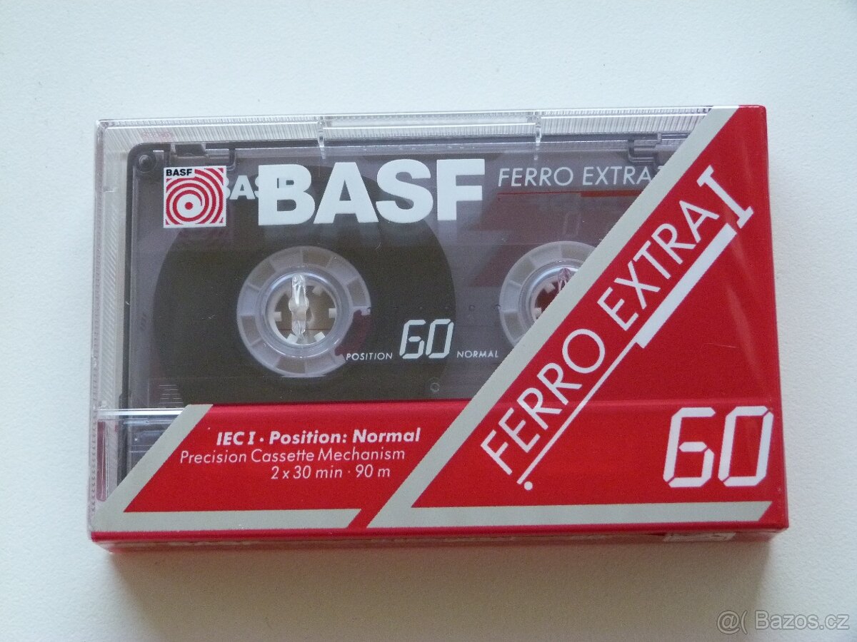 audio kazeta BASF FERRO EXTRA I 60/90