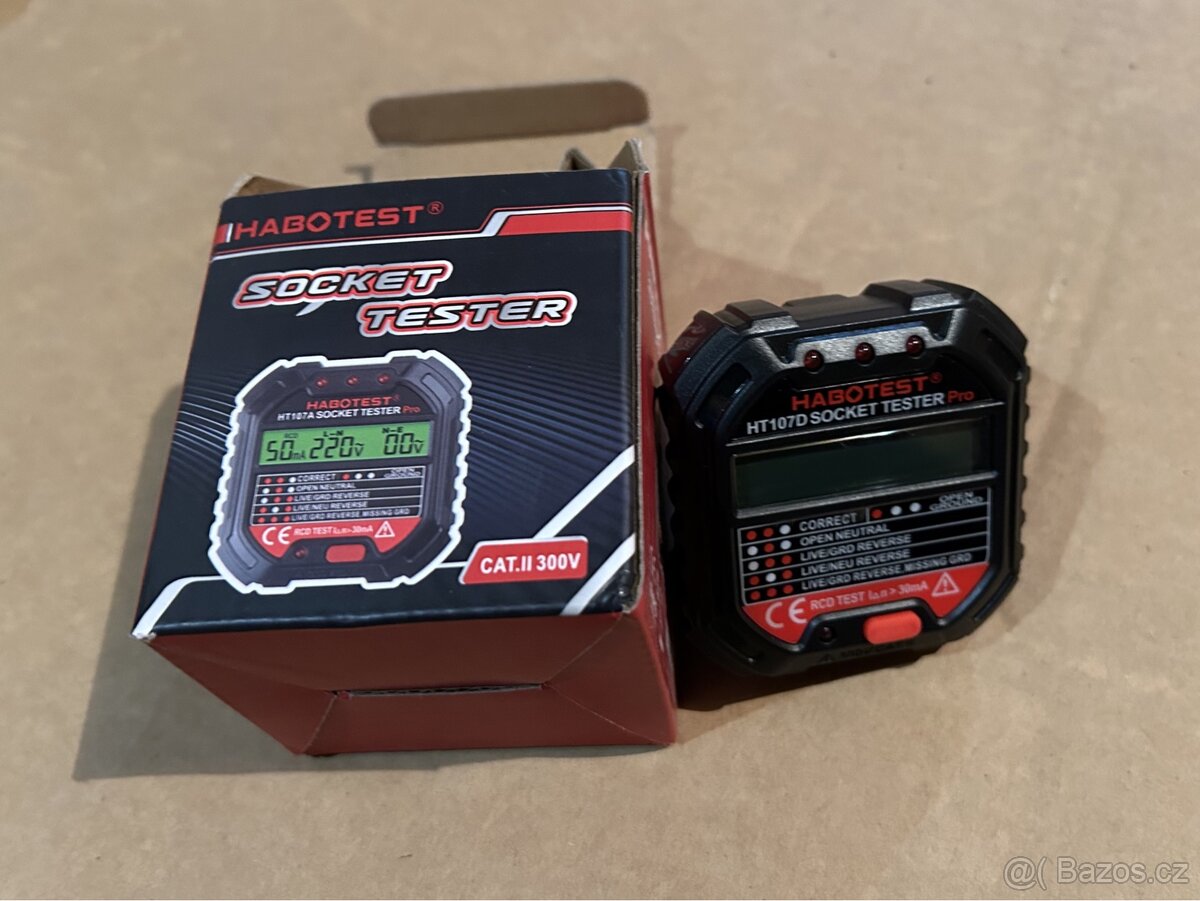 Tester elektrických zásuvek