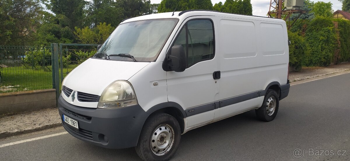 RENAULT MASTER 2,5DCi88kwL1H1,ČR,RV9/2008,NOSNOST1600KG
