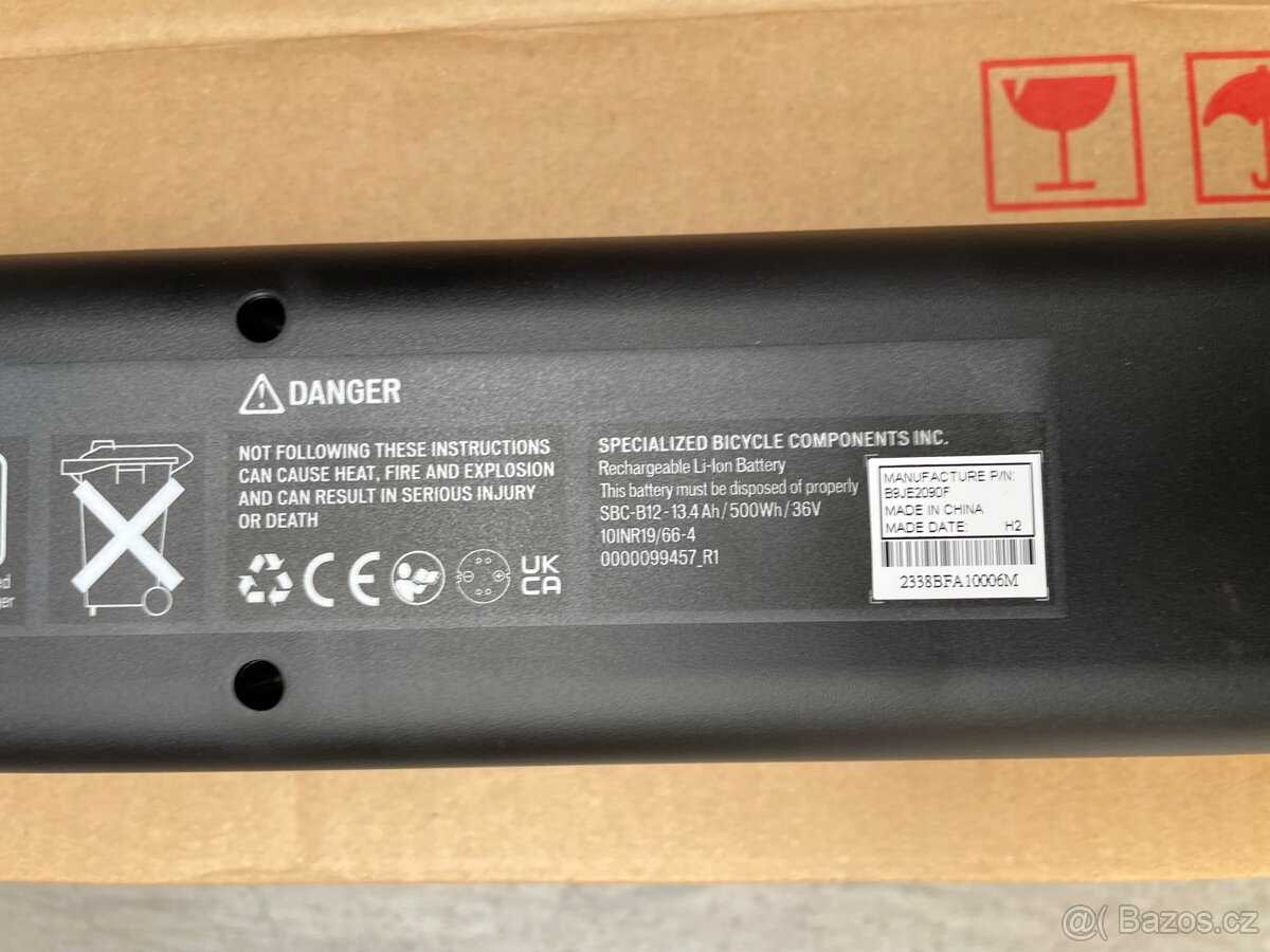 Baterie Specialized Levo 3.generace 500 Wh NOVÁ
