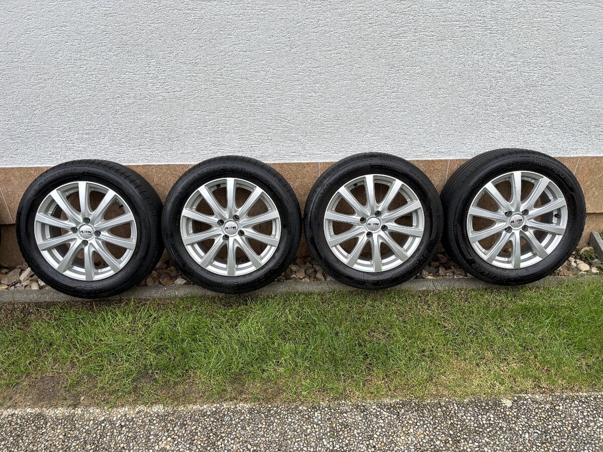 Alu kola Platin wheels + Letní sada Dunlop Sport Bluresponse