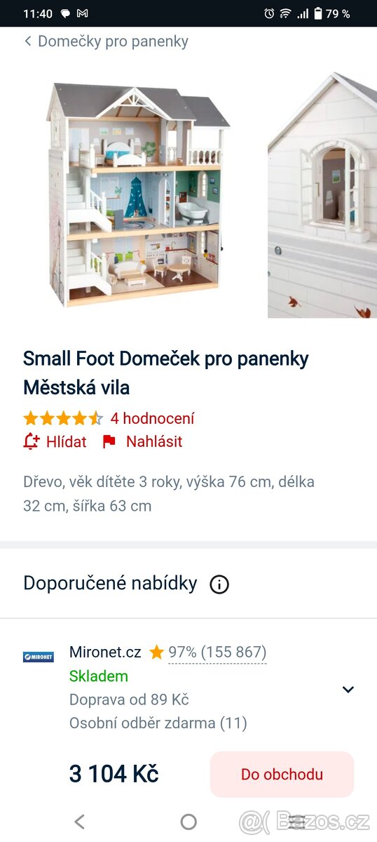 Domeček pro panenky