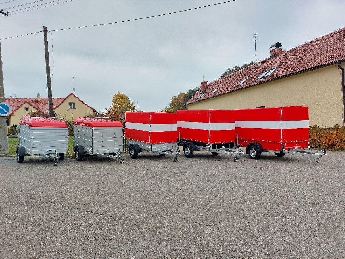přívěsné vozíky pro hasiče