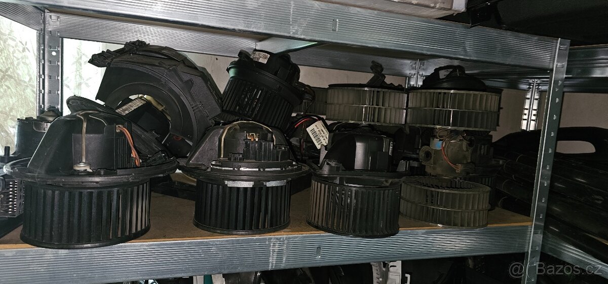 Mercedes-Benz Vito, Viano W638, W639: ventilátory topení