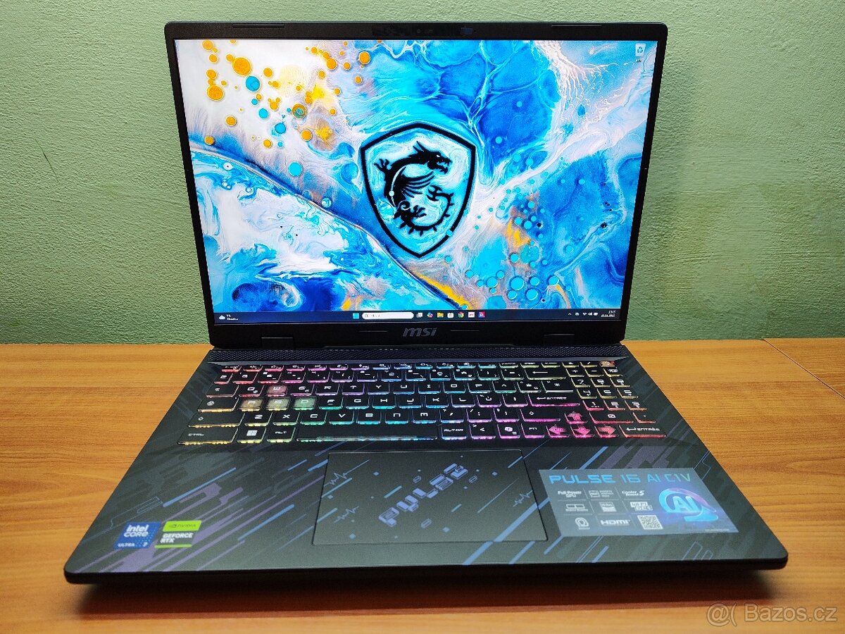 Msi Pulse 16,Ultra 7,RTX-8gb-140w,QHD+M.2 1T