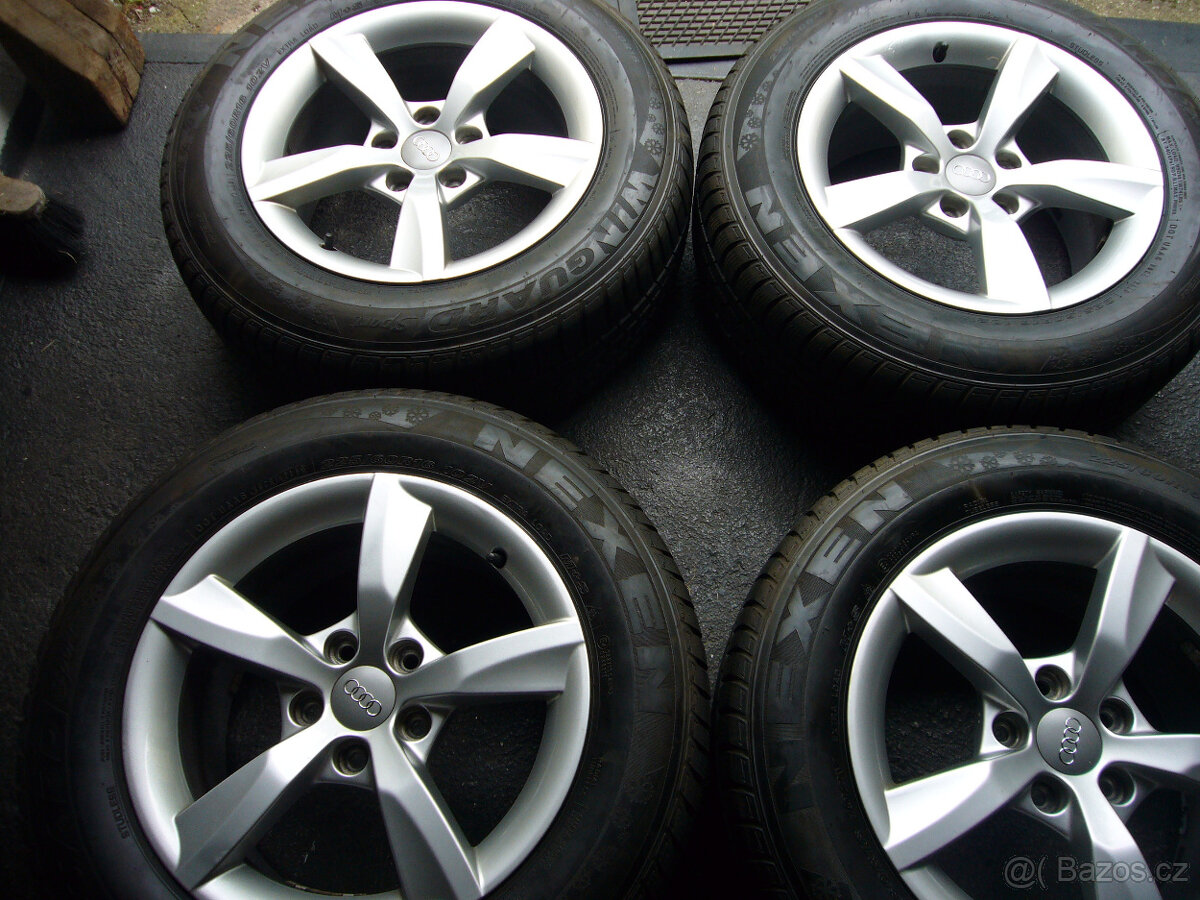 ZIMNÍ ALU KOLA orig.AUDI A4-A6 16" 5x112 7,5" et-37,