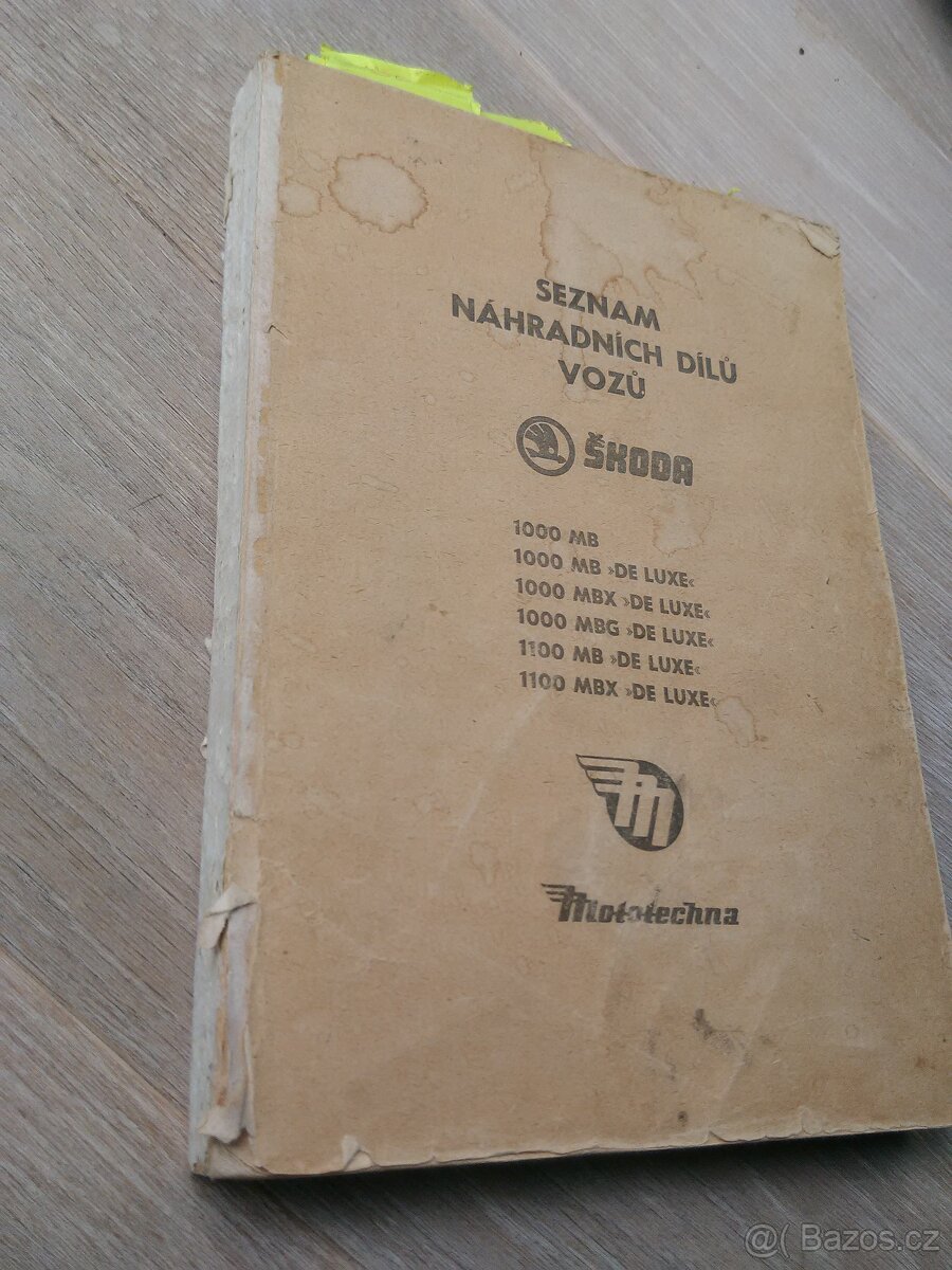 Seznam náhradních dílů vozů Škoda, Mototechna