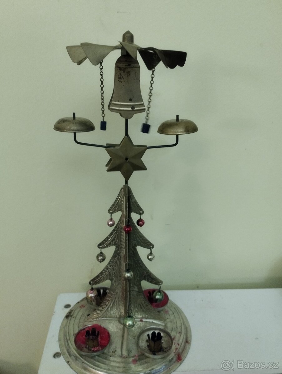 Retro andělské vánoční zvonění