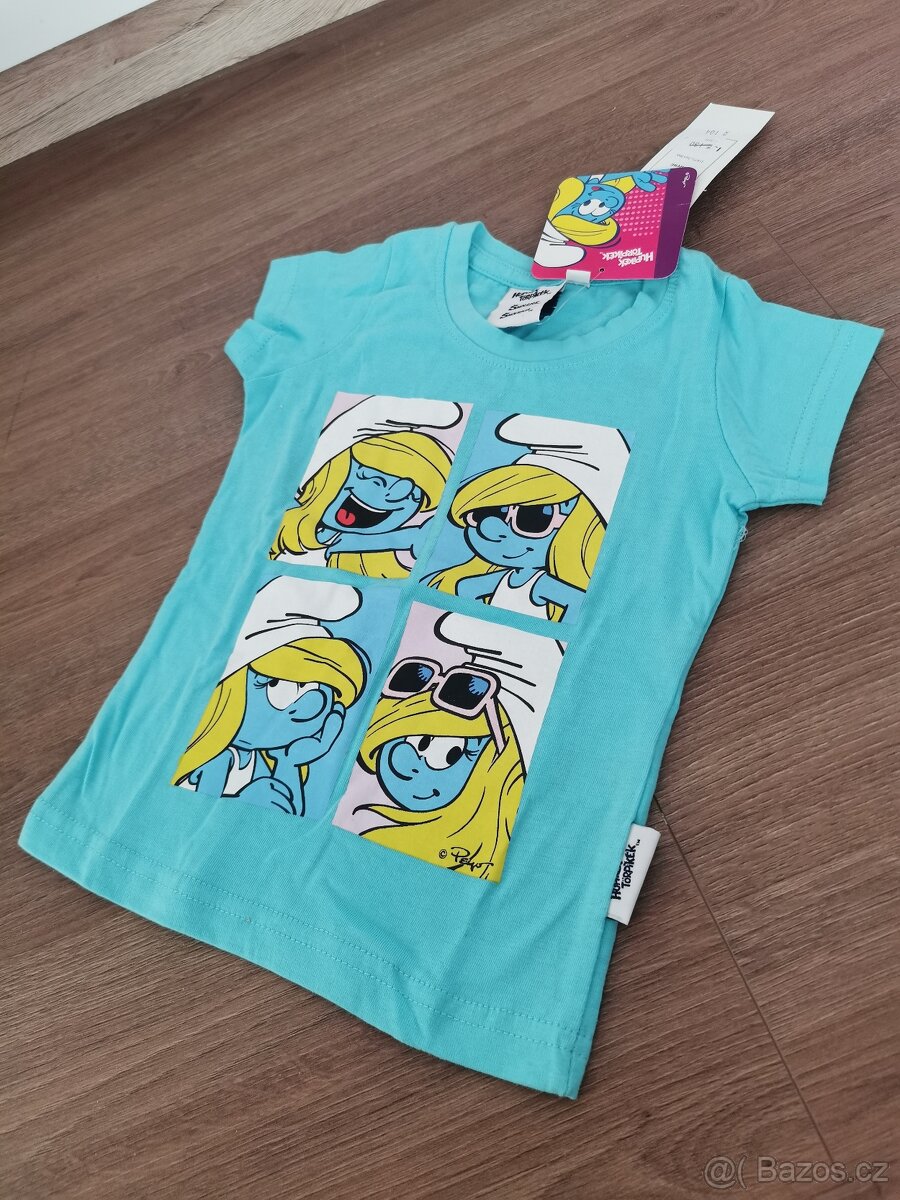 Triko Šmoulové 92 - NOVÉ