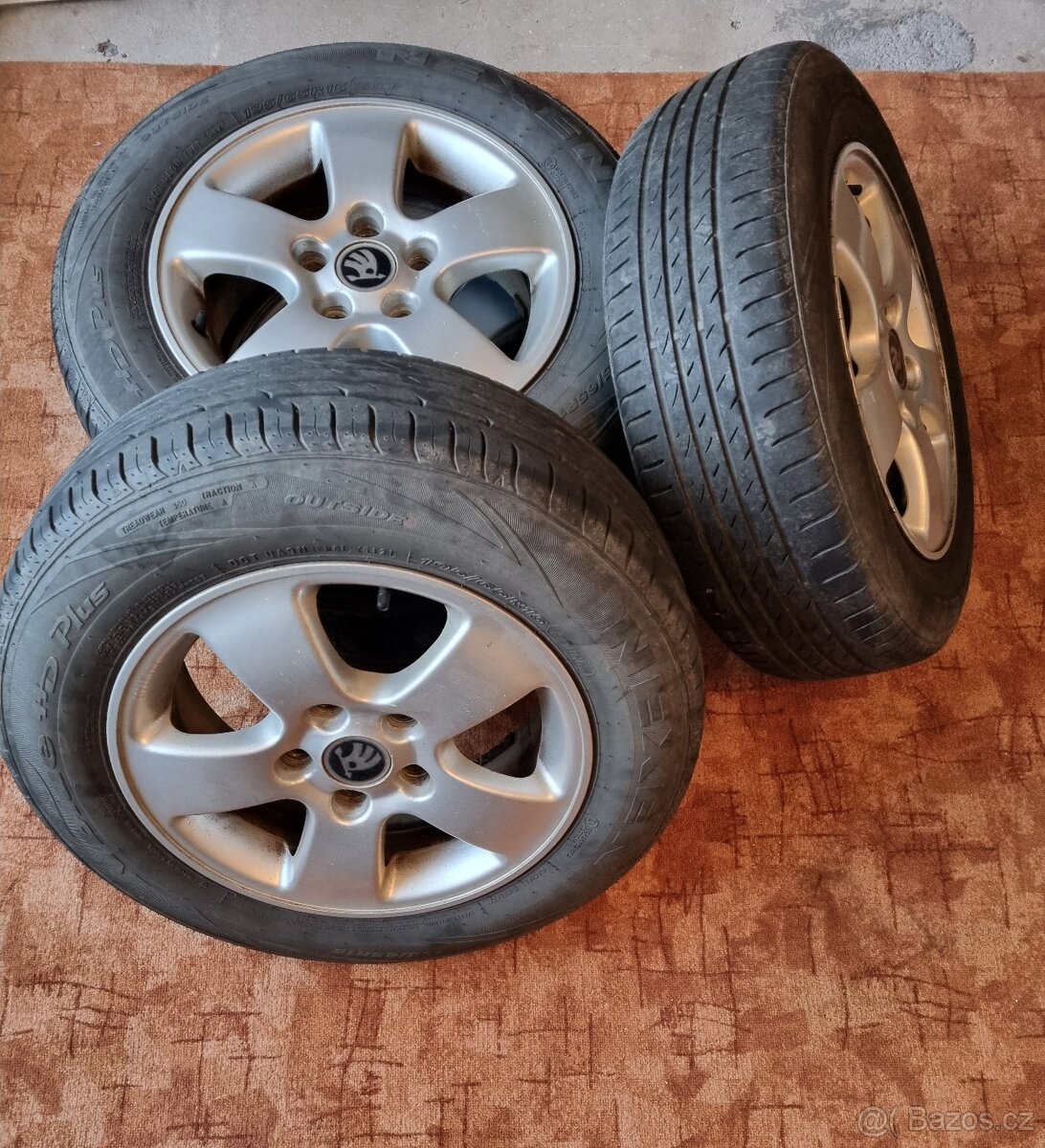 Alu kola + letní pneu