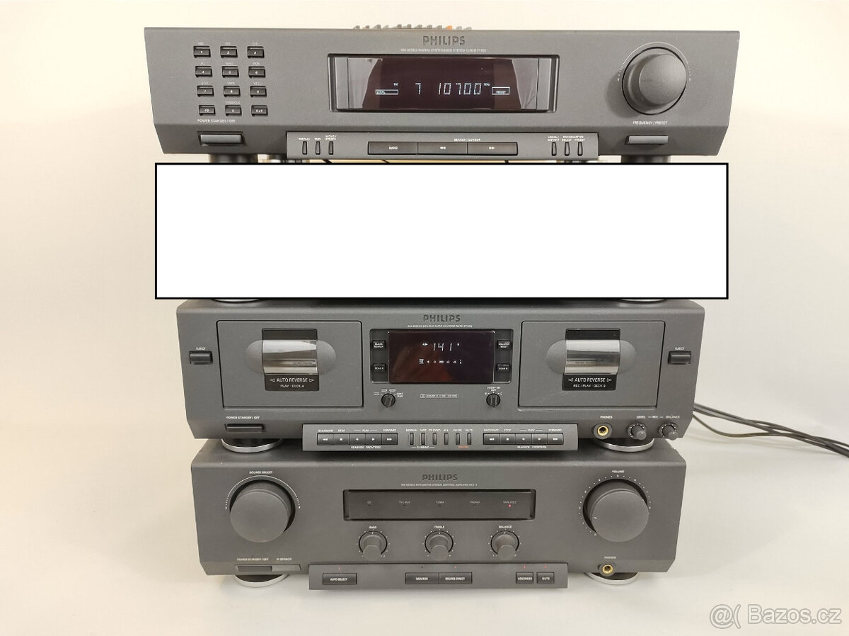 PHILIPS "900" série (tuner, tape, amp) na částečnou opravu