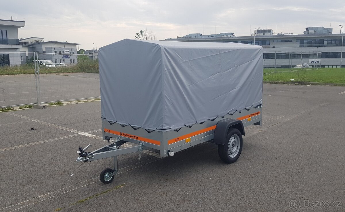 Nový přívěsný vozík 750kg s plachtou - dovoz po celé ČR