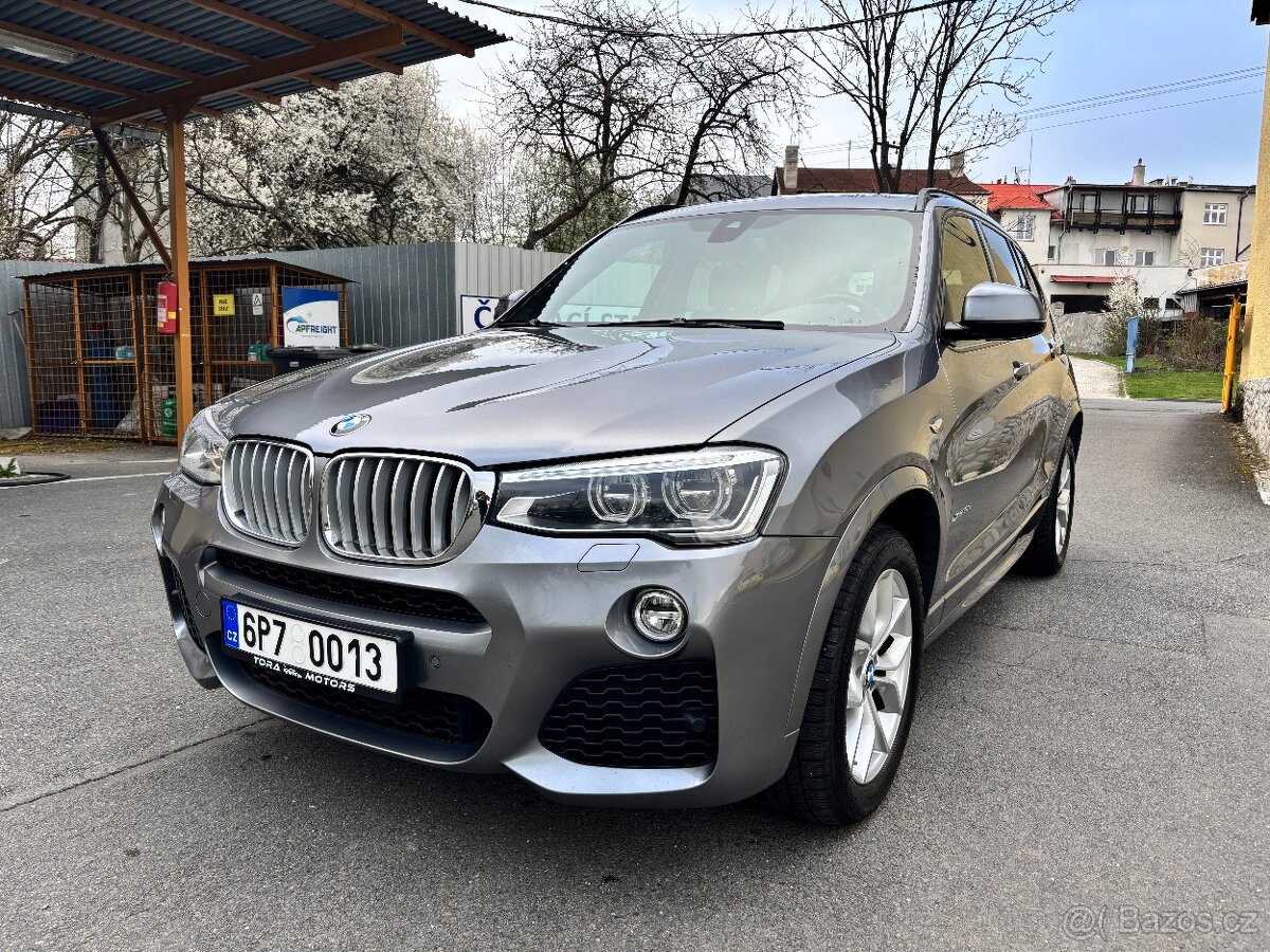 BMW X3 30d 190kW 4x4 BEZ ADBLUE, CZ PŮVOD PO 1. MAJITELI