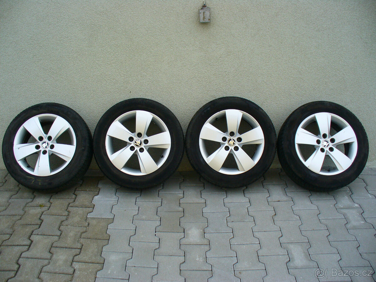 ALU ŠKODA 5x100 185/60 r15